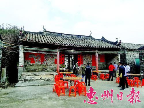 ▲沙上村的谭氏大宗祠。