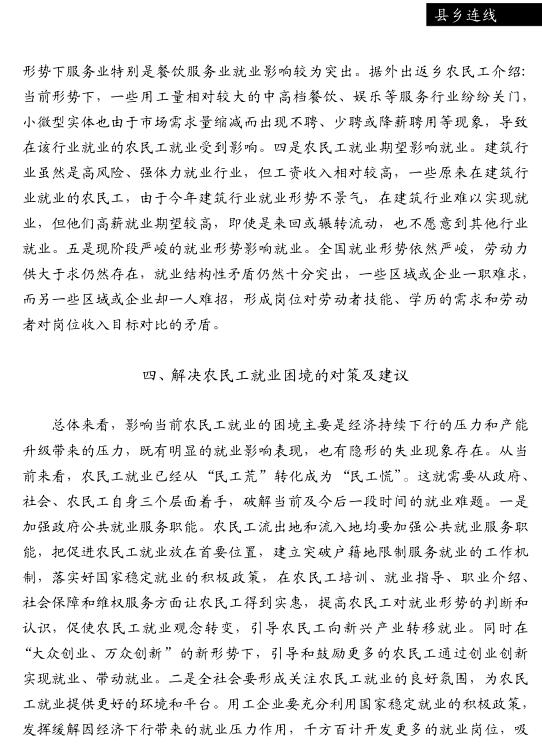 刘志潘:当前农民工外出就业困境分析(图4)